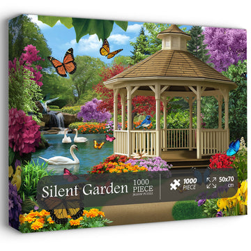 Puzzle de puzzle de jardin silencieux 1000 pièces